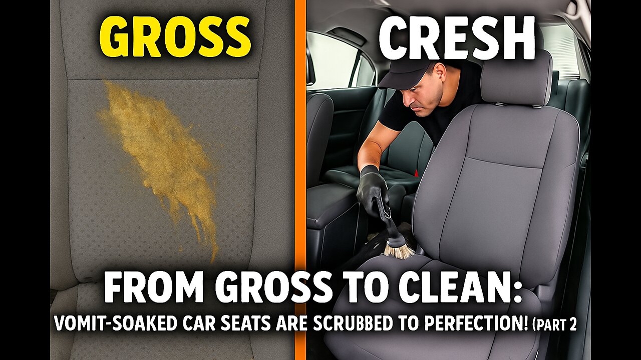 From Filthy to Fresh: Insanely Dirty Car Interior Gets Deep Cleaned! (Part 2 of 4)