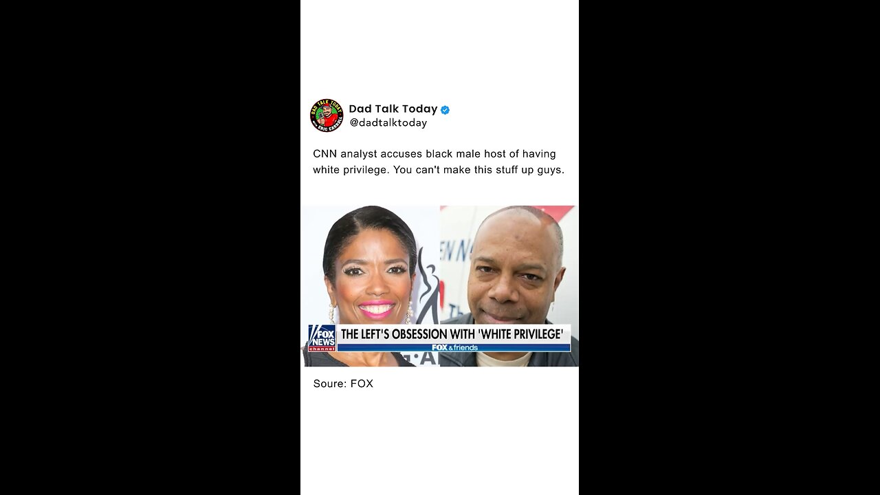 Guest tells black host he has white privilege. 😂
