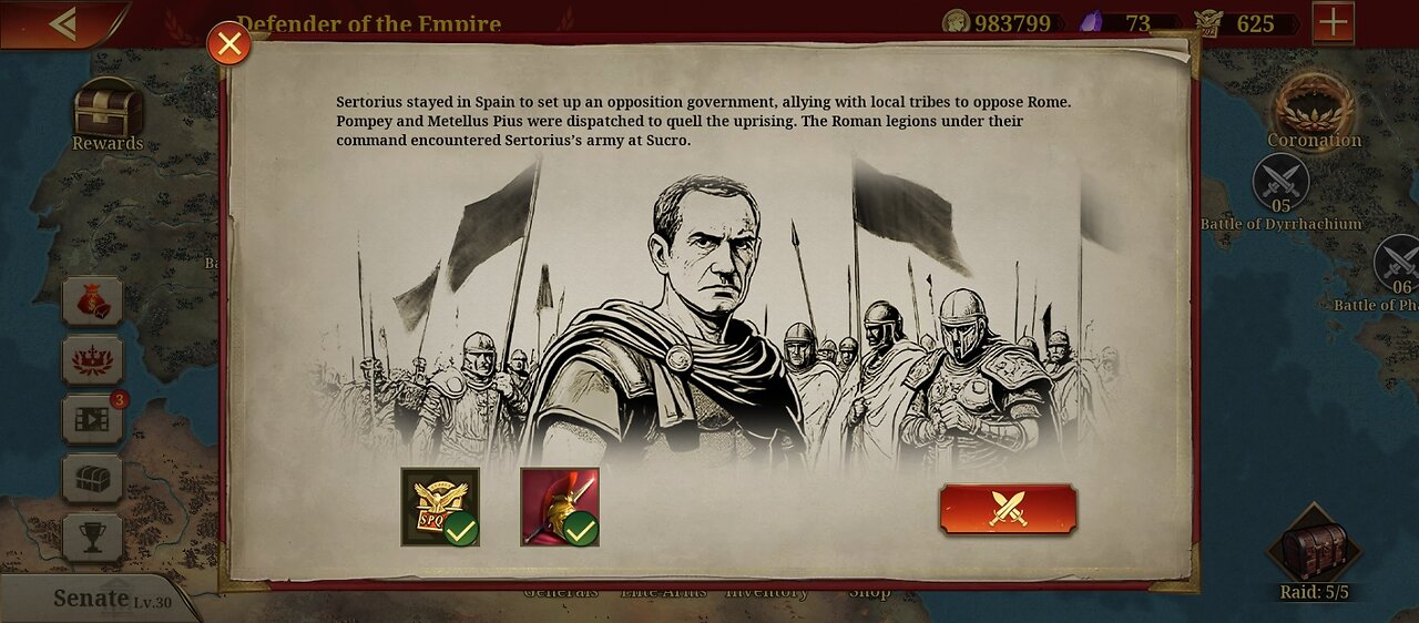 Great Conqueror Rome: Rise of Monarchs: Triumphator: Defender of the Empire: Pompey V1