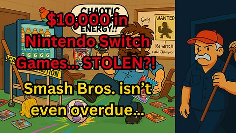 Man Arrested for Stealing $10,000 in Nintendo Switch Games… From Libraries?! 😱📚