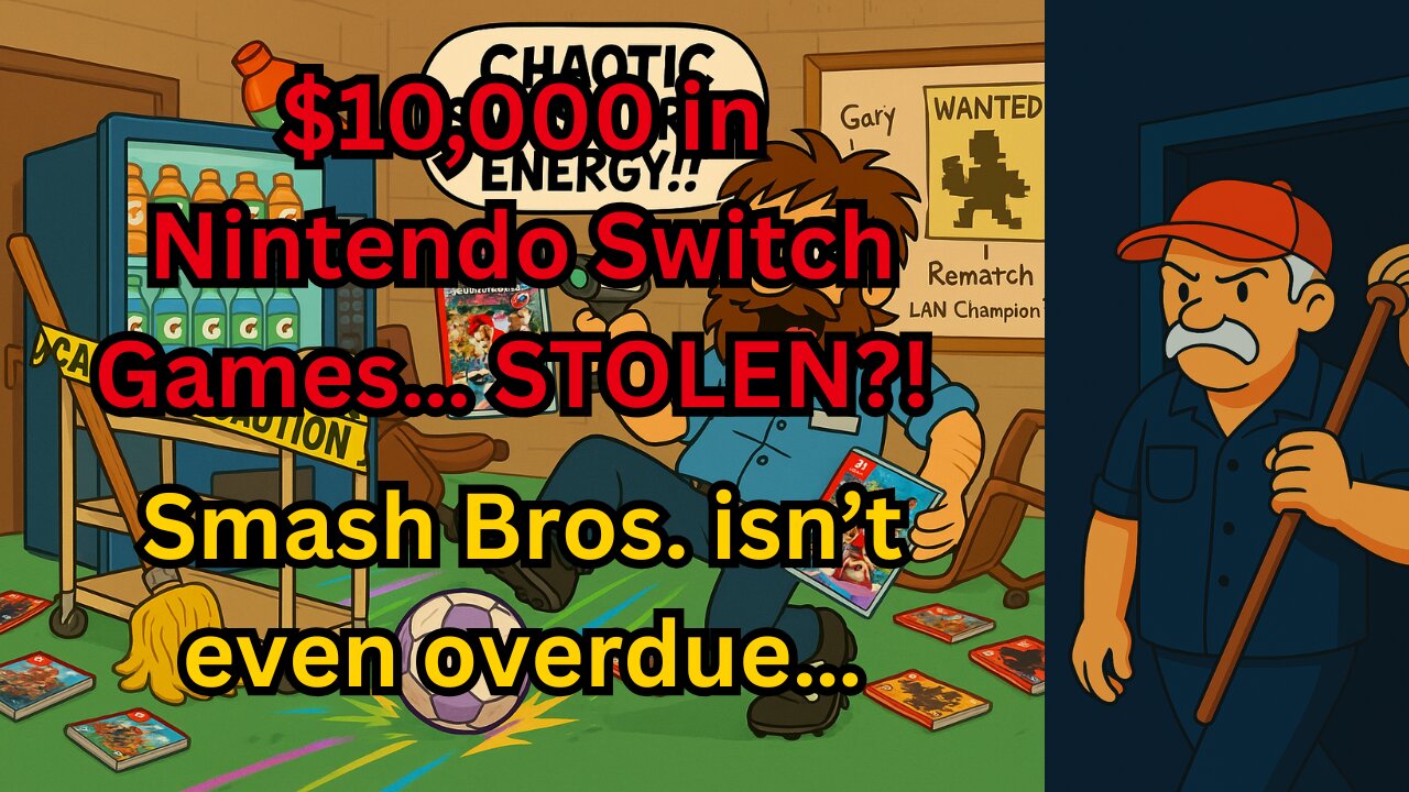 Man Arrested for Stealing $10,000 in Nintendo Switch Games… From Libraries?! 😱📚