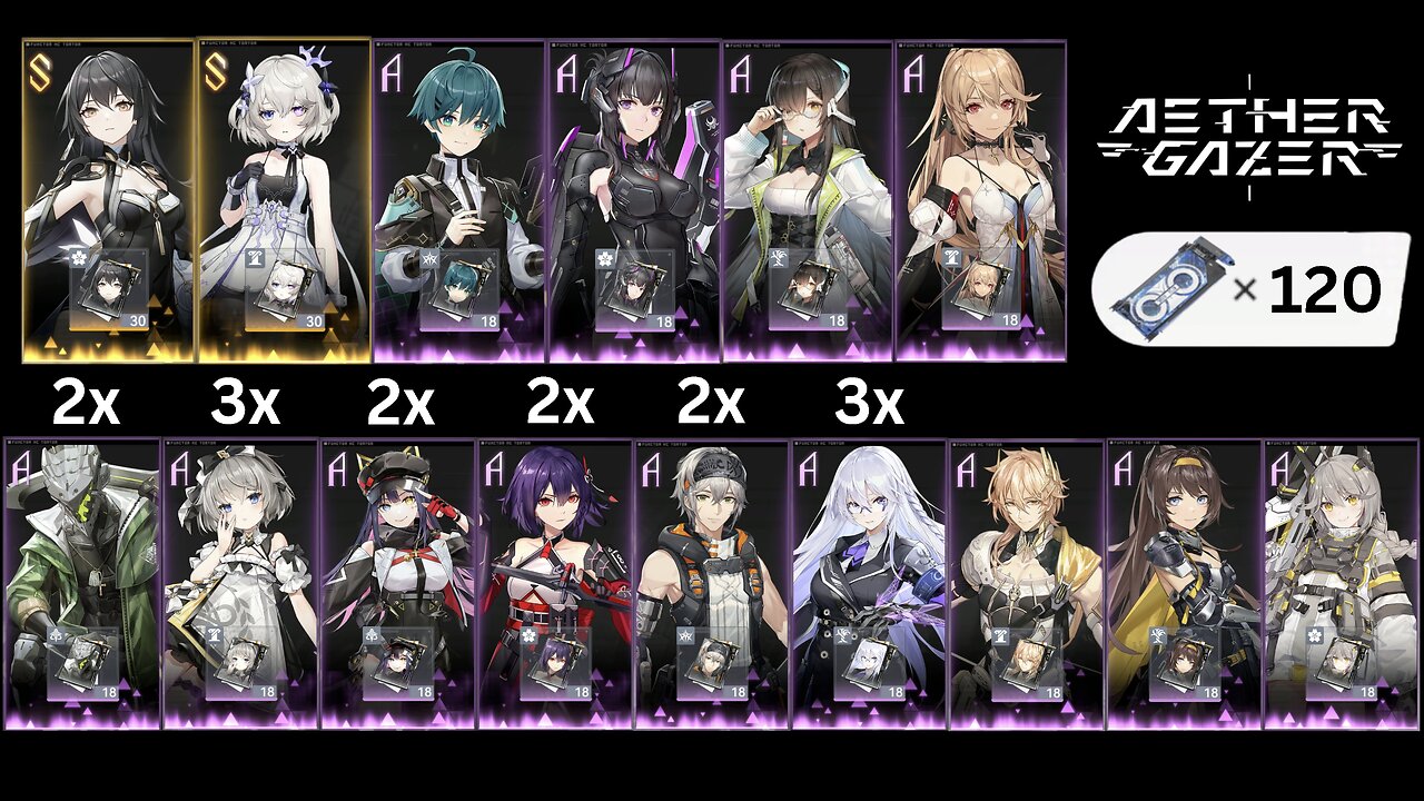 120 Pulls Dreamshade - Oneiroi + Pity Counter (Aether Gazer)