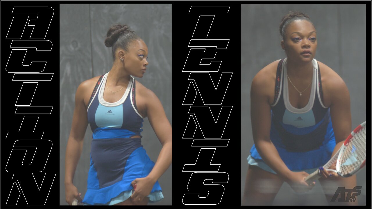 NO LOVE, BUT HERE'S AN ACTION TENNIS KISS!