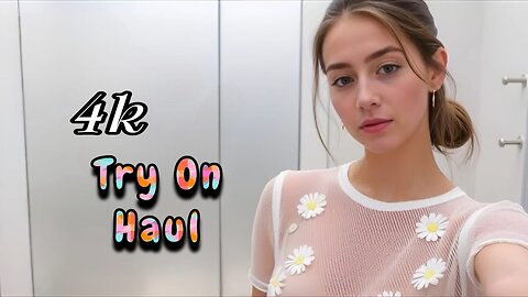 4K White Mesh Lingerie Dress Try On Haul & Transparent Sheer Lingerie Review | Summer Fashion Trend