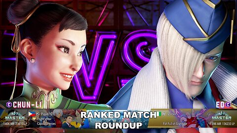 Kuya Kalbo SF6 Ranked Match Roundup. Chun Li Master Rank [Hori Fight Stick]