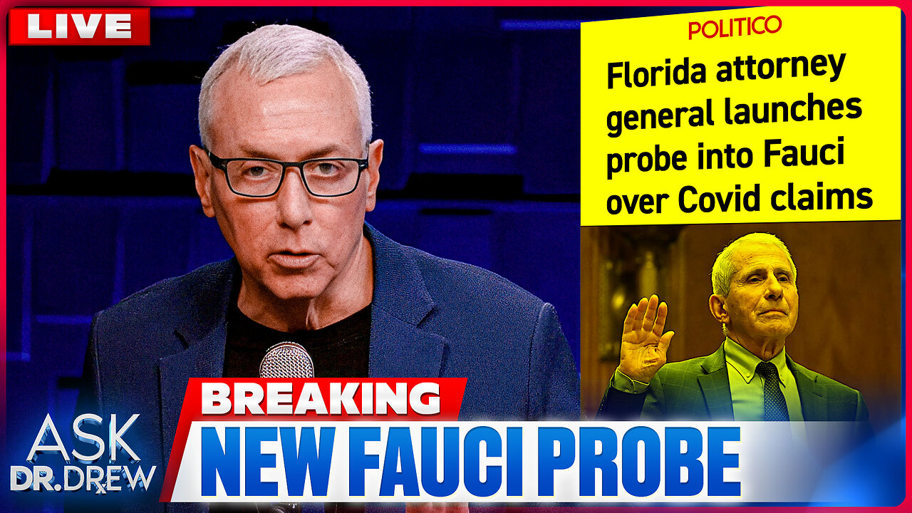 BREAKING: New Dr. Fauci Investigation Launched By State Attorney After He Pleads The 5th 111 Times w/ Jordan Schachtel, Jeff Charles & Attorney Michael Gates – Ask Dr. Drew thumbnail