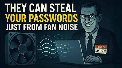 They Can Steal Your Passwords Just From Fan Noise 