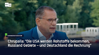 Chrupalla: "Die USA werden Rohstoffe bekommen, Russland Gebiete – und Deutschland die Rechnung"