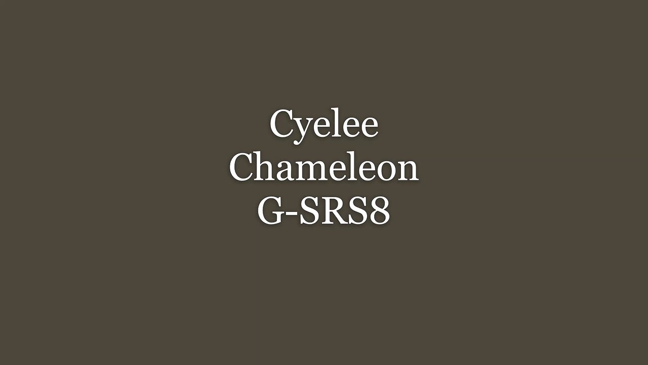 Testing the Chameleon G-SRS8 Green Dot