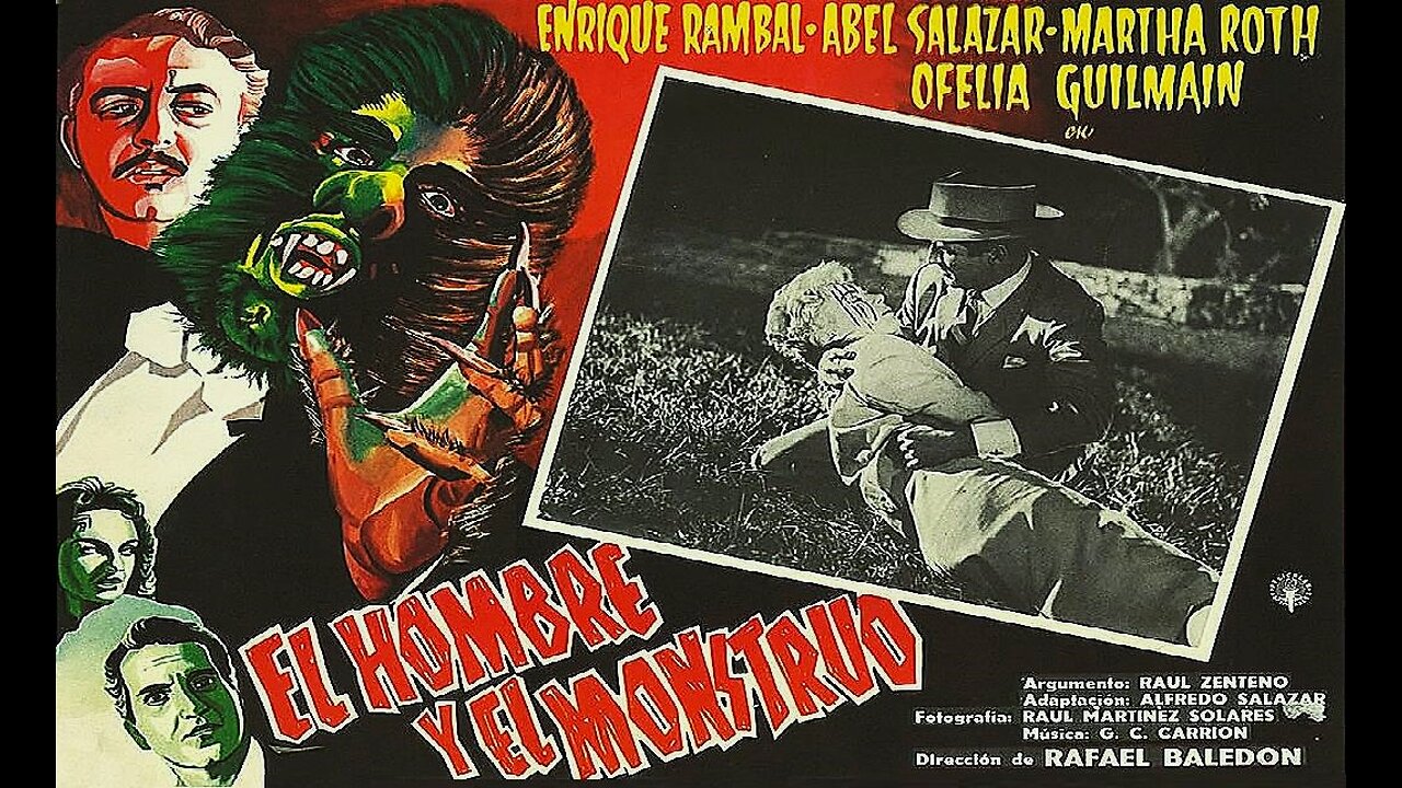 THE MAN AND THE MONSTER (El Hombre Y El Monstruo) 1959 A Unique Jekyll & Hyde Horror Film FULL MOVIE