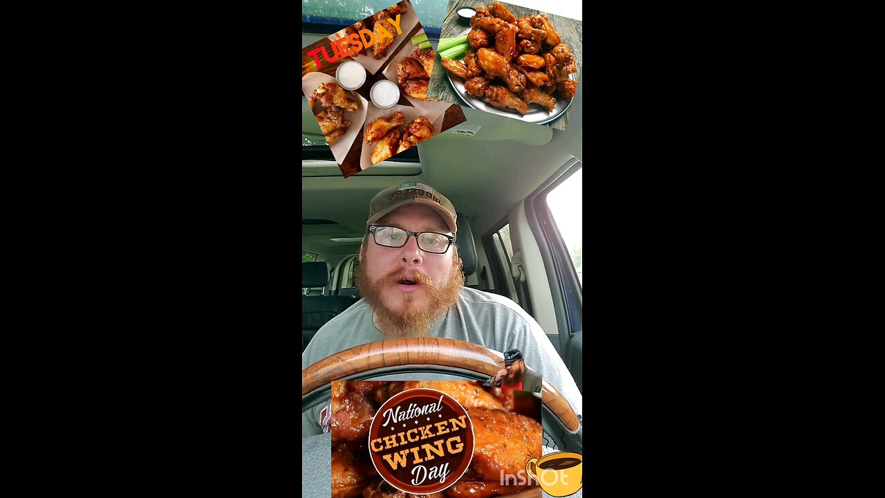 Tuesday. Chicken wings and tigers.
