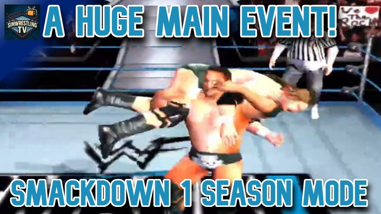 WWF TITLE SHOCKER! The Rock vs Triple H w/ Mankind as Ref | SmackDown! April 2000 (SmackDown 1)