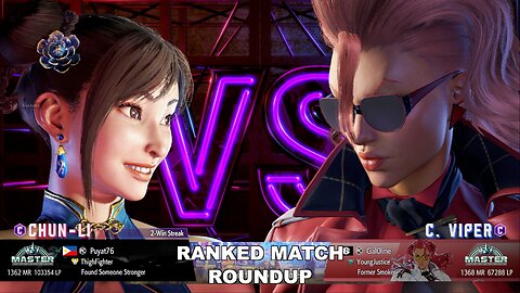 Kuya Kalbo SF6 Ranked Roundup. Chun Li Master Rank [Hori Fight Stick]