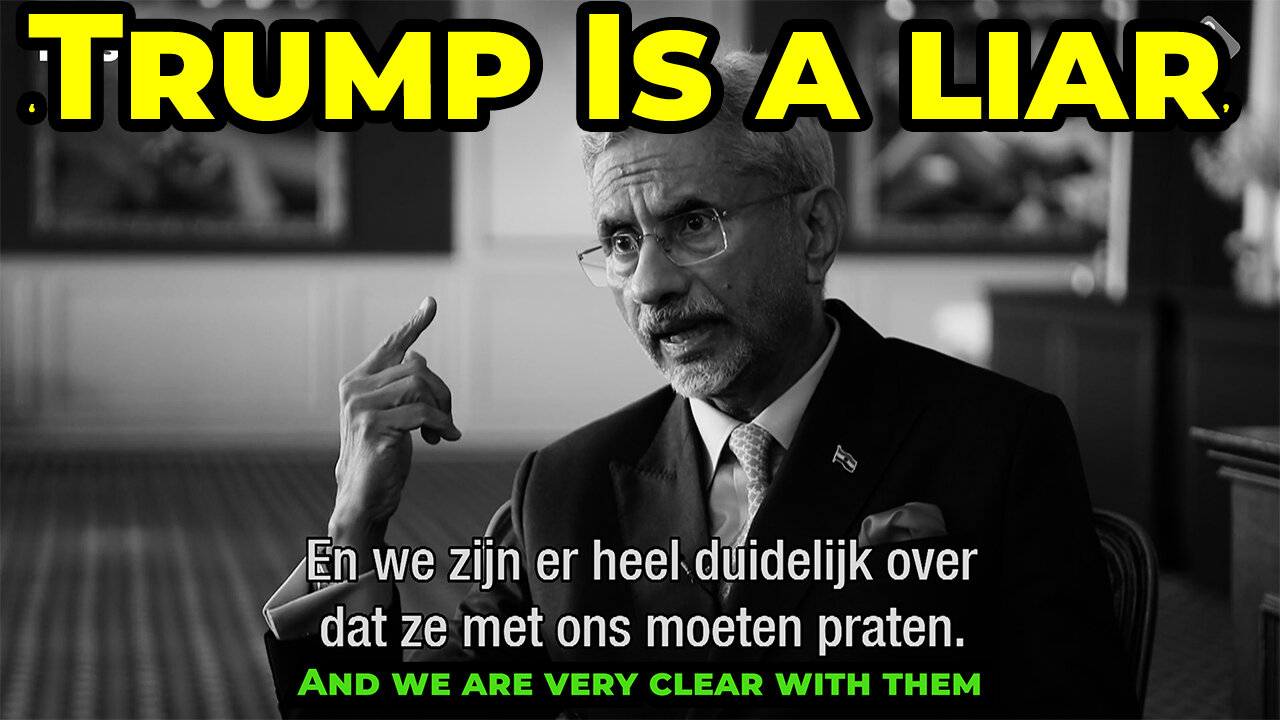 Jaishankar Exposes Donald Trump At Dutch (Netherlands) Media Full Interview
