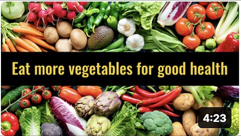 "Increase Vegetable Consumption for Optimal Health"