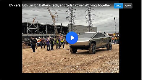 "Integration of Electric Vehicles, Lithium-Ion Battery Technology, and Solar Power"