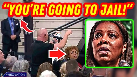 Crowd Goes WILD! New Yorker CONFRONTS Letitia James to Her FACE!