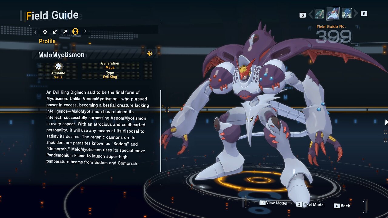 malomyotismon all digivolution/de-digivolution/profile Digimon Story Time Stranger