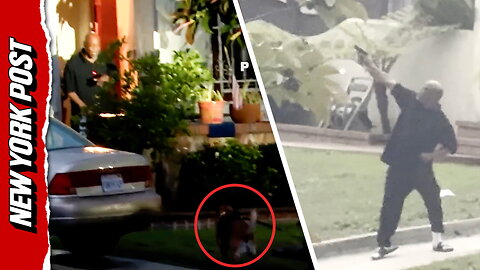 Heroic Los Angeles police dog takes down crazed gunman after wild 4-hour police standoff