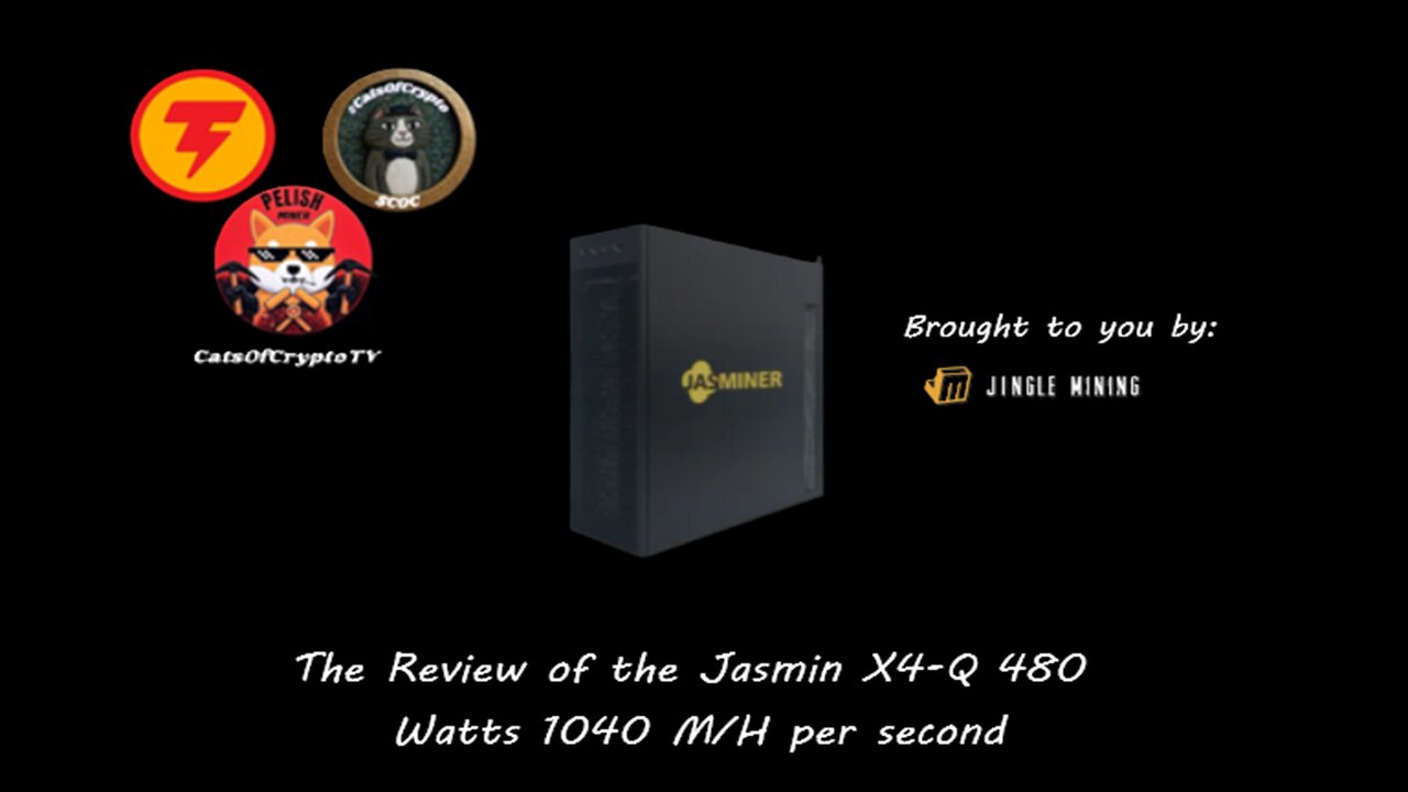 The JasMiner X4-Q 1040MH per second review sponsored by @JINGLEMINING #crypto #bitcoin