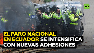 El paro nacional en Ecuador se intensifica con la adhesión de nuevas fuerzas