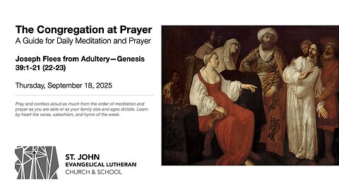 Joseph Flees from Adultery—Genesis 39:1-21 (22-23)