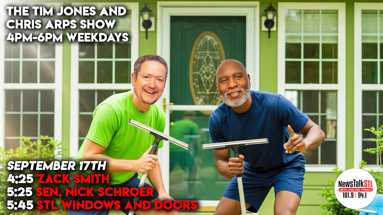 The Tim Jones and Chris Arps Show 09.17.2025 Zack Smith | Nick Schroer | STL Windows and Doors