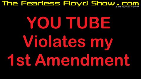 YOU TUBE violates 1st Amendment mirroring U.S. DOJ Civil Rights Division Tucker Calson interview!