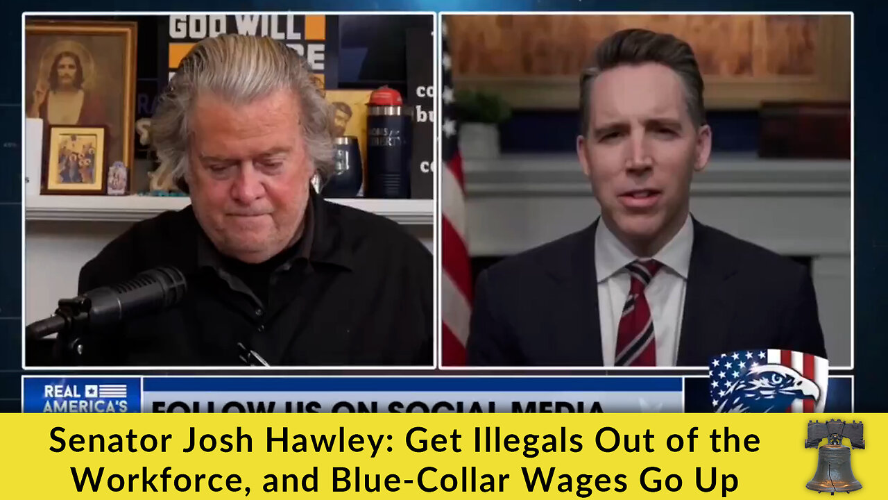 Senator Josh Hawley: Get Illegals Out of the Workforce, and Blue-Collar Wages Go Up