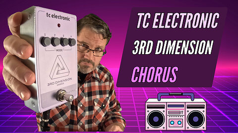 TC Electronic 3rd Dimension Chorus Pedal. 80's Guitar Tones.