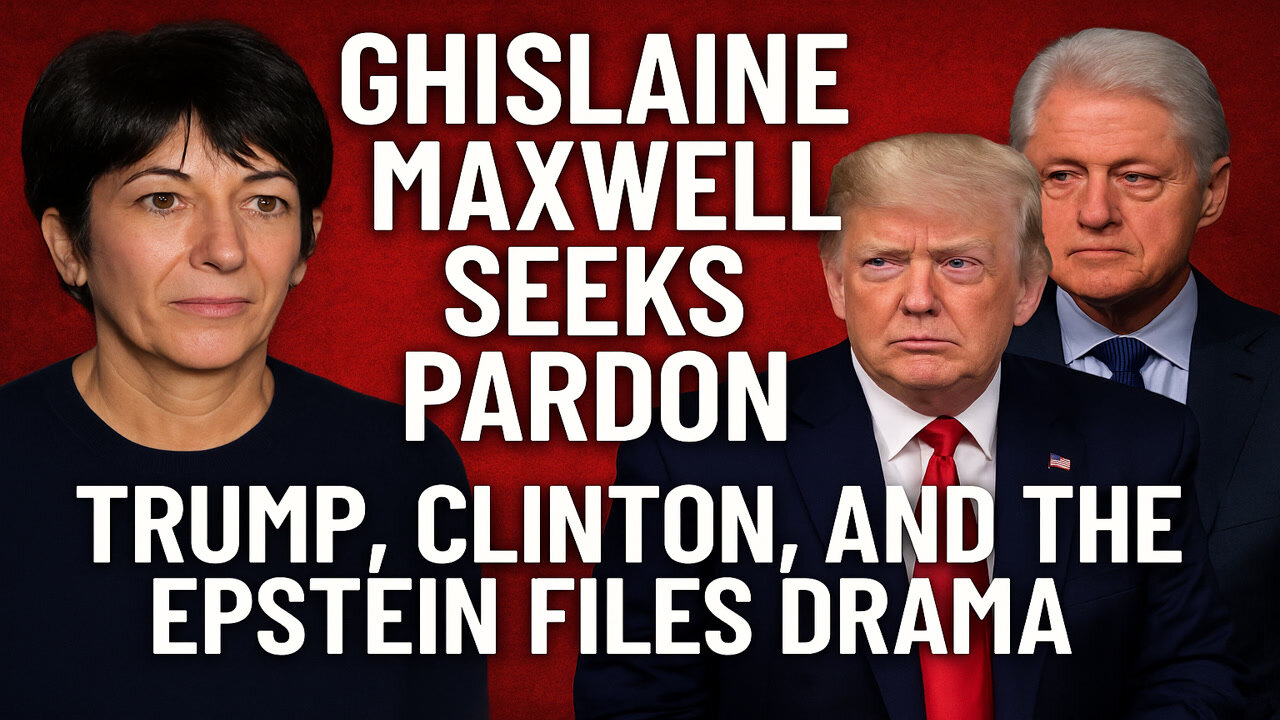 Ghislaine Maxwell Seeks Pardon | Trump, Clinton, and the Epstein Files Drama