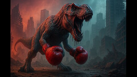 Watch me swing my T-Rex arms. (18+)