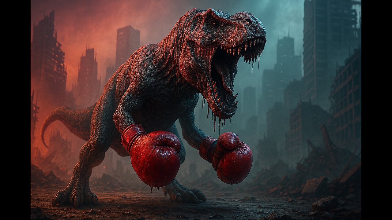 Watch me swing my T-Rex arms. (18+)