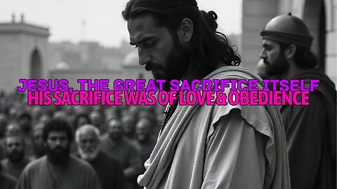 Jesus, The Great Sacrifice Itself