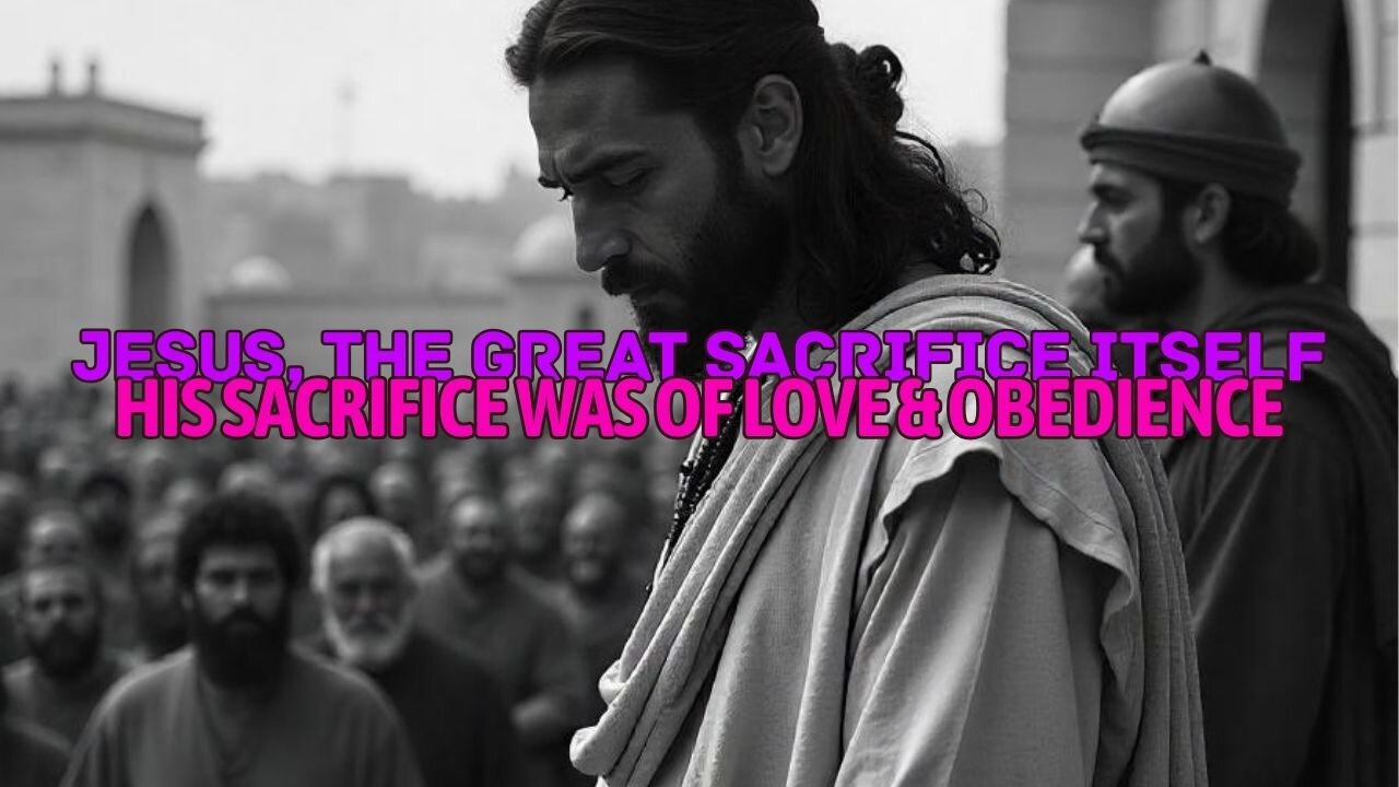 Jesus, The Great Sacrifice Itself