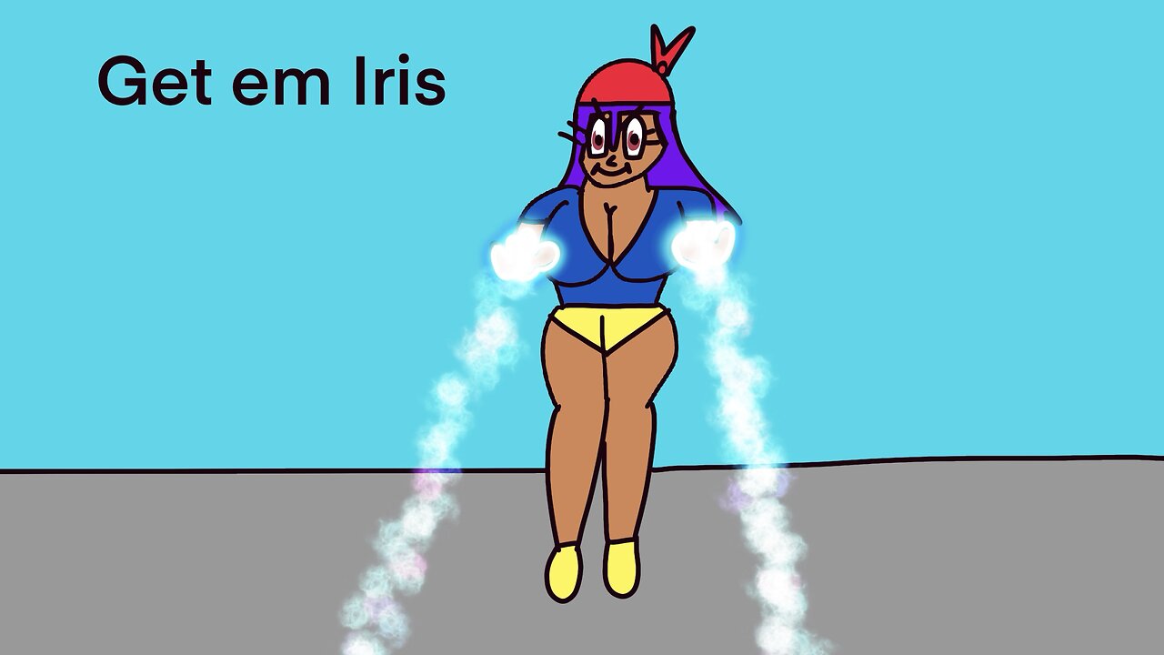 Iris fights fallen creeps