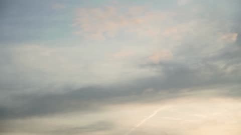 Moving Clouds Calm ☁️💨 | Relaxing Sky Views & Gentle Wind Sounds