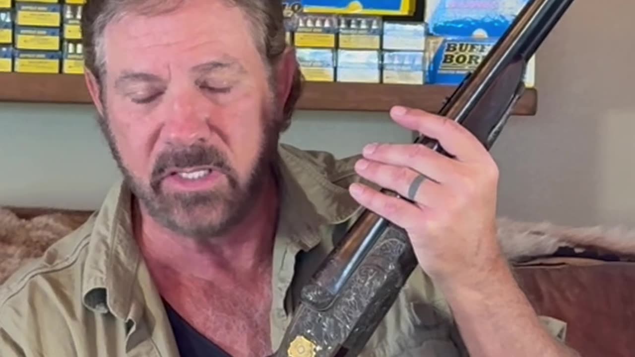 A lot of people ask which trigger you should pull first on a double rifle...