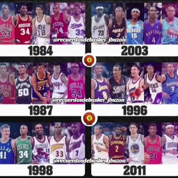 ¿Cuál ha sido el mejor DRAFT de la historia de la NBA?
