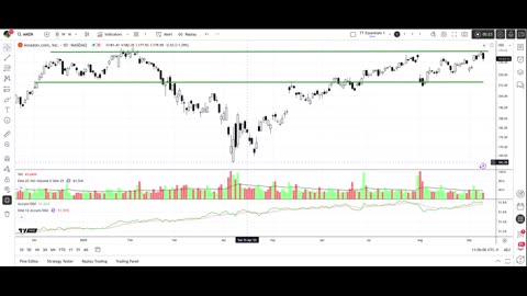 How to recognize the Fundamentals Support in a stock chart.