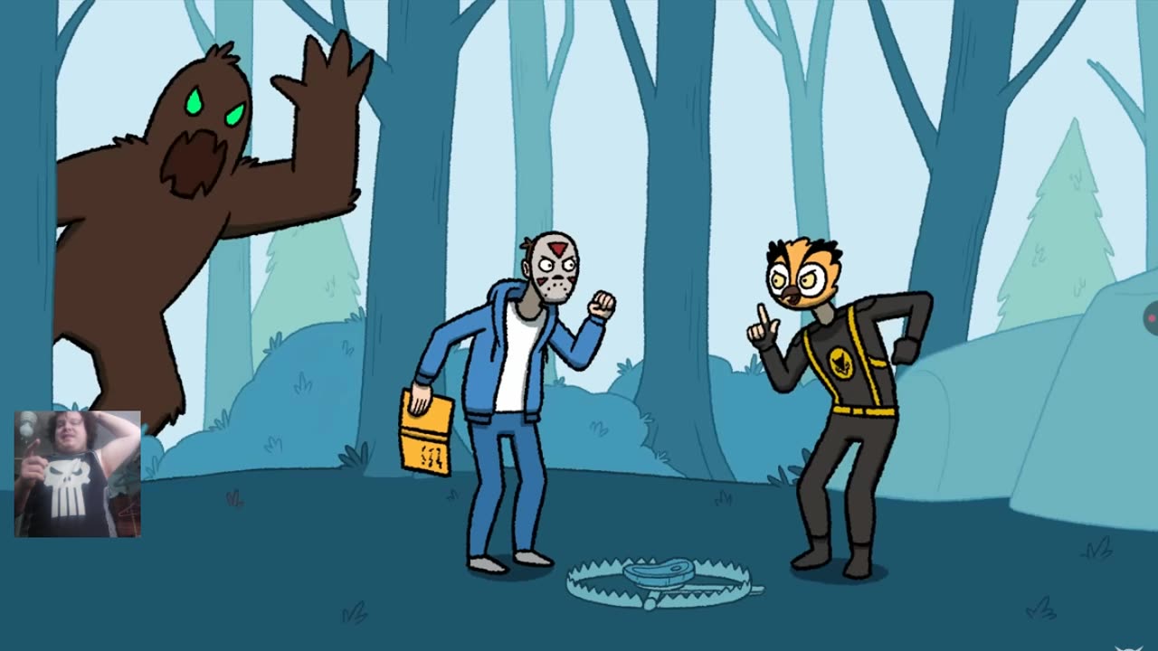 Reacting To Vanoss Gaming Animated - Bigfoot Hunters!