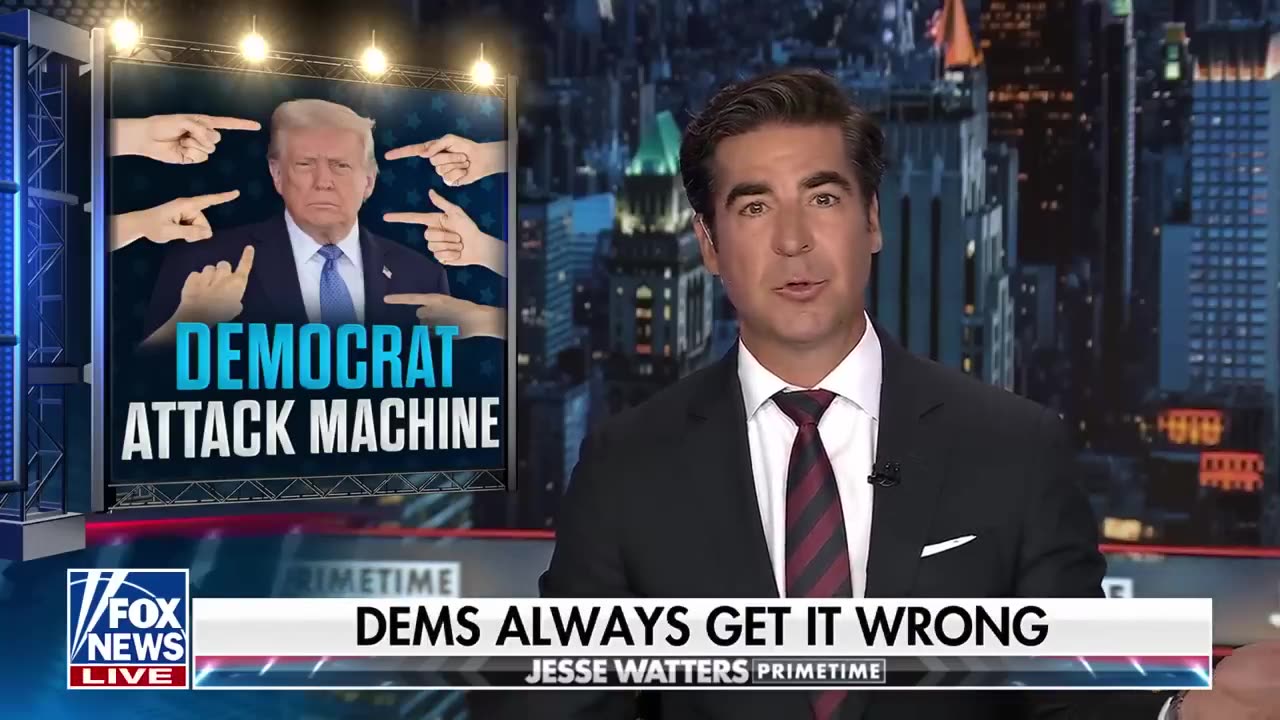 Jesse Watters Democrats are just sore because they always get it.