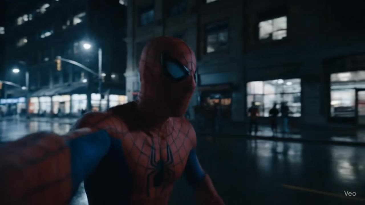 Superman vs Spiderman battle