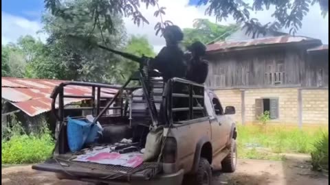 🔫💥 Myanmar War | M2 Browning Ma-Deuce HMGs Deployed in Mobye Battle | RCF