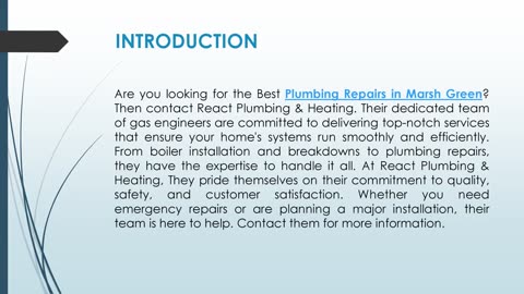 Best Plumbing Repairs in Marsh Green