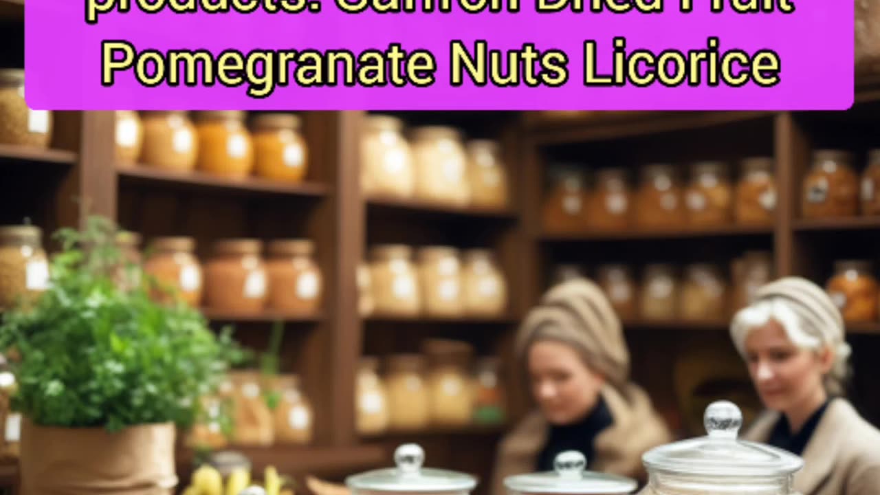 database of merchant of saffrn, nuts and dried fruit