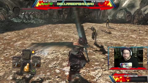 Dark Souls 2 Scholar of the First Sin Playthrough pt.9 Fighting The King of giants
