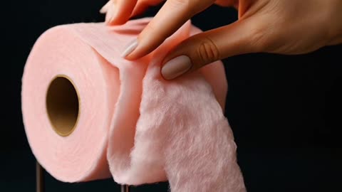 Cotton Candy Toilet Paper? #viral #clip #shorts