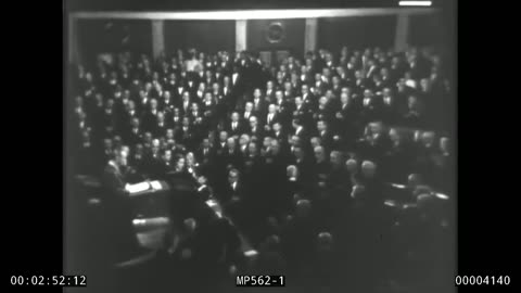 President Lyndon Baines Johnson 1966 State of the Union Address, 1 12 66. MP562