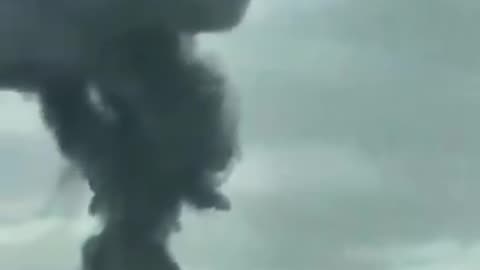 Video of the moment the Sana'a airport went up in smoke!